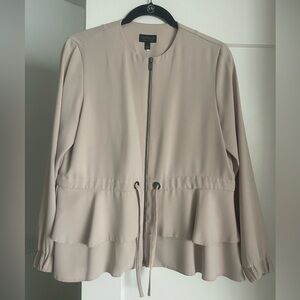 Topshop Women's Beige Jacket
